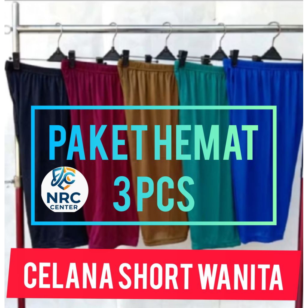 3 pcs celana sontog wanita celana street