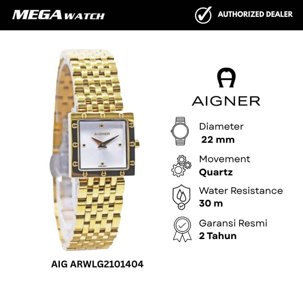 Jam Tangan AIGNER Wanita Original AIG ARWLG2101404