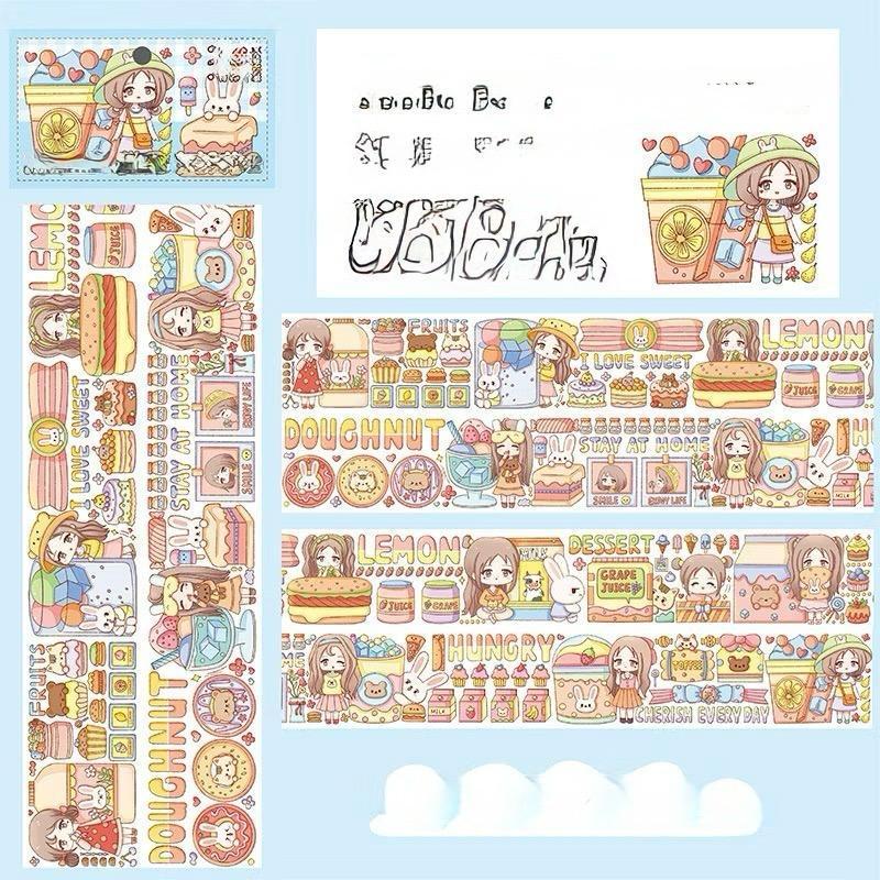 Stiker Sweet 10 x 50 / Stiker  Aesthetic Panjang Cute