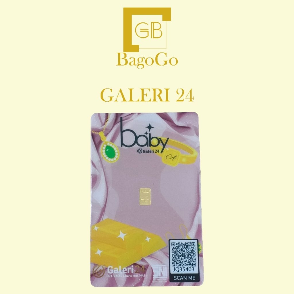 Flash Sale.. Logam Mulia Baby Galeri24 0,2 Gr Terbaru