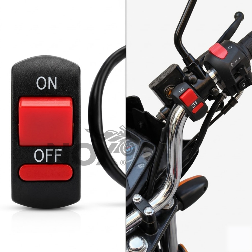 Saklar ON OFF Stang Motor Universal Switch Lampu Tombol On Off Setang Motor Waterproof Aksesoris Mot