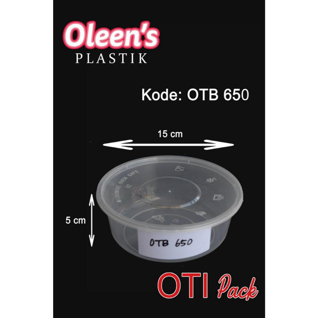 Otipack Thinwall Bowl / Mangkok OT200, 300, 400, 500, 650, 750 dan 1000 ml