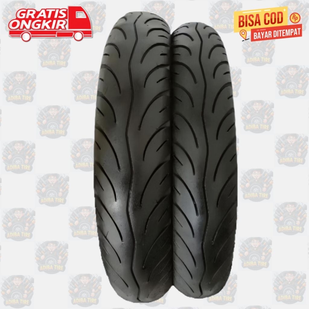 Ban PRESA PLANETO Sepasang Uk 80/90 - 90/90 Ring 14 Tubeless