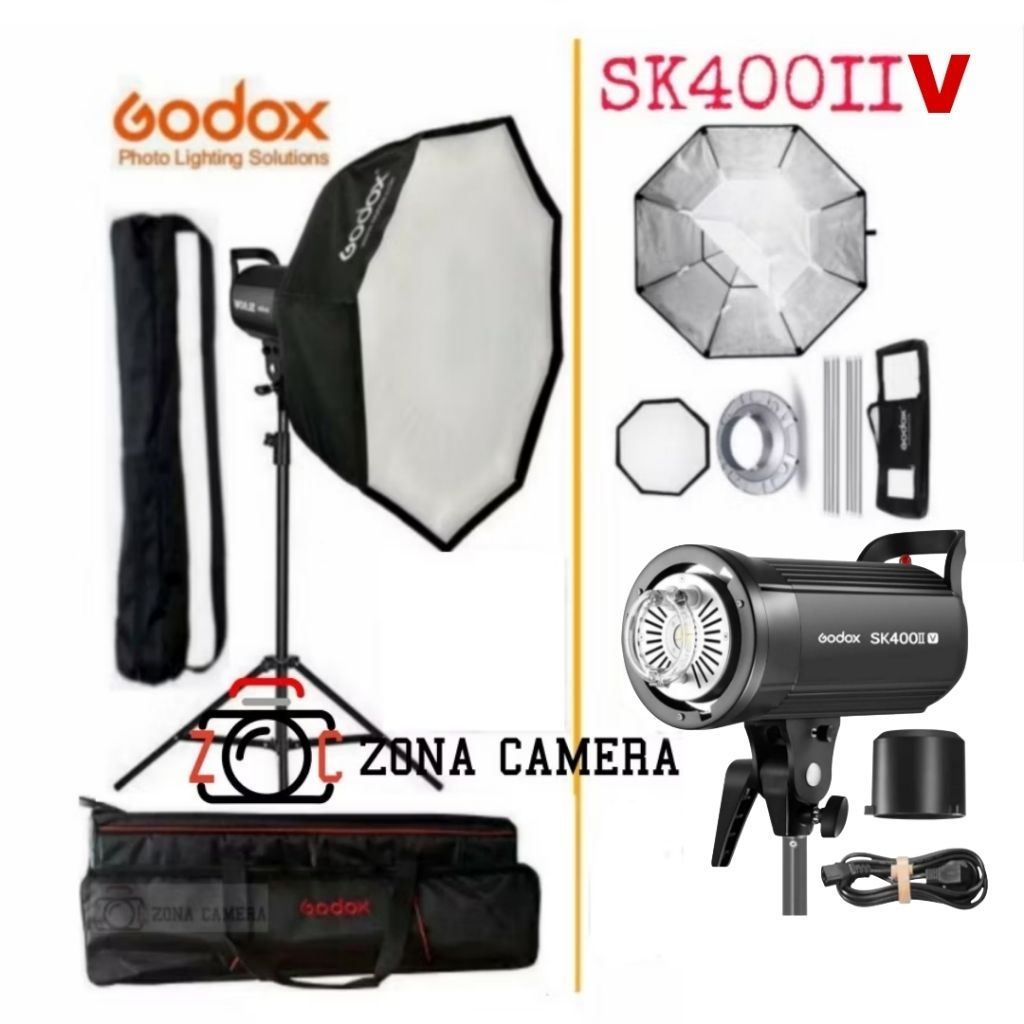 Paket Godox SK400IIV SK400V Single Tas Jumbo Sk400 II SK 400II Sk 400 v2 Stand