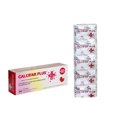 Calcifar Plus - Vitamin Kalsium Suplemen Kesehatan