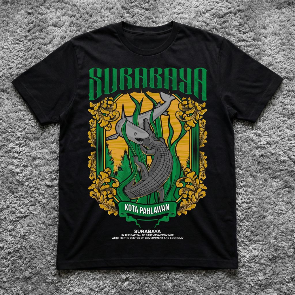 Kaos Distro Viral Surabaya Motif Terbaru | Kaos Distro Persebaya Cotton Combat 24s | Kaos Bonek Mani