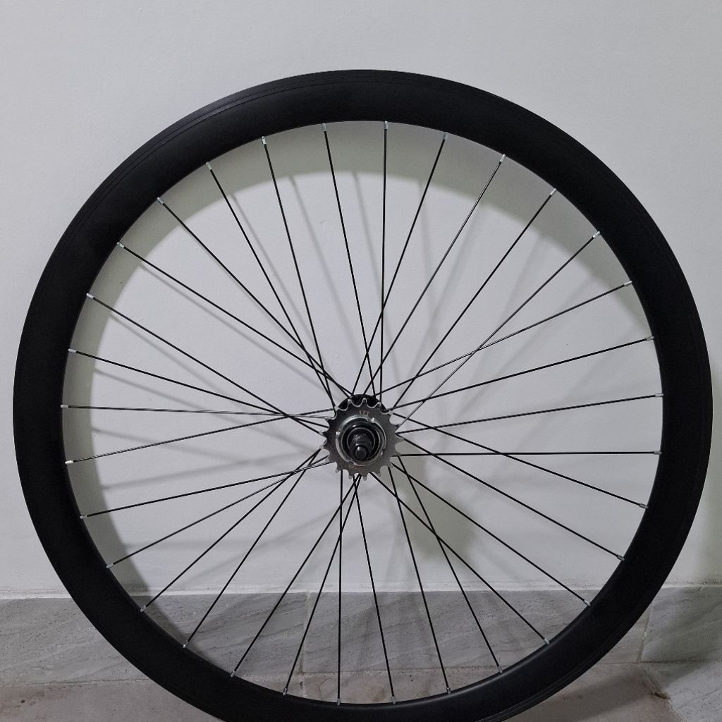 wheelset fixie 4cm Brakeline - velg fixie 4cm - velg fixie lebar 4cm - velg 700c lebar 4cm - wheelse