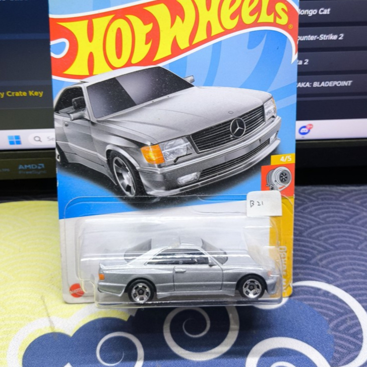 hot wheels mercedes 560 sec silver