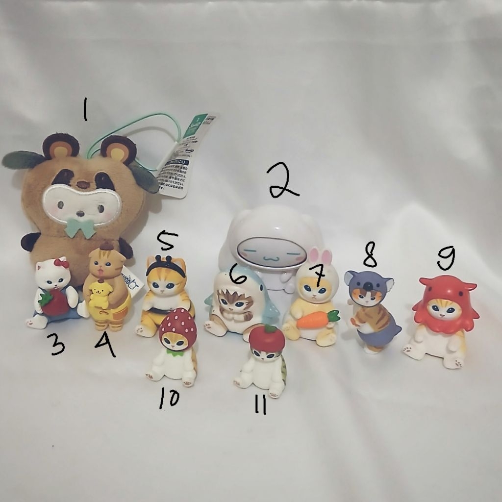 aab sanrio mofusand trinkets