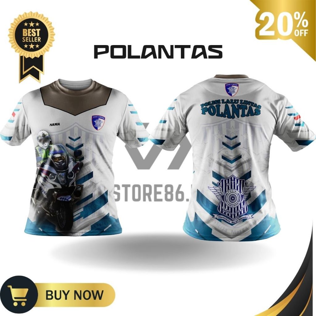 JERSEY POLANTAS  FULLPRINT SUBLIME / KAOS POLANTAS DRIFIT / JERSEY POLISI LALULINTAS / FULL PRINTING