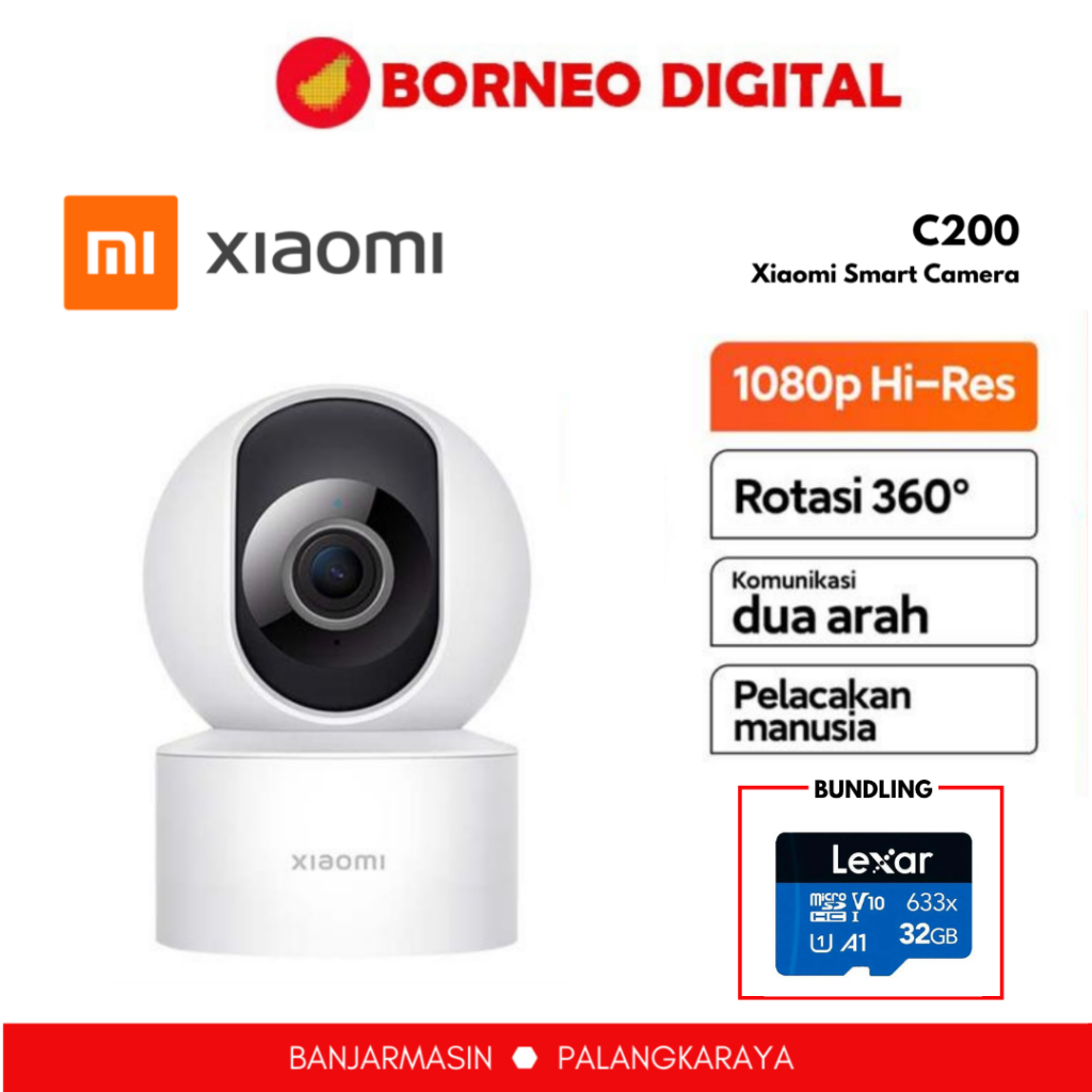 Xiaomi CCTV C200 Smart Camera IP CAM Mi Kamera CCTV C 200 1080P 360°