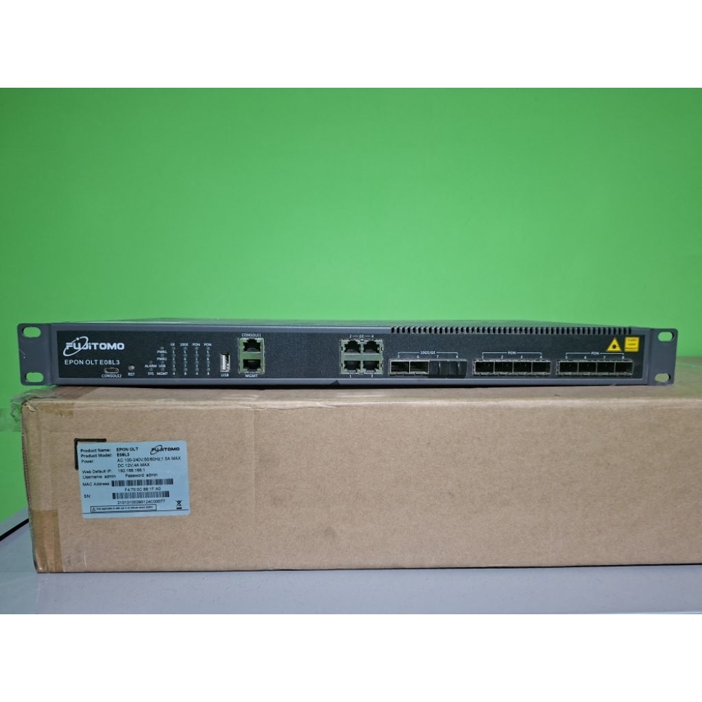 Olt Fujitomo 8 port epon