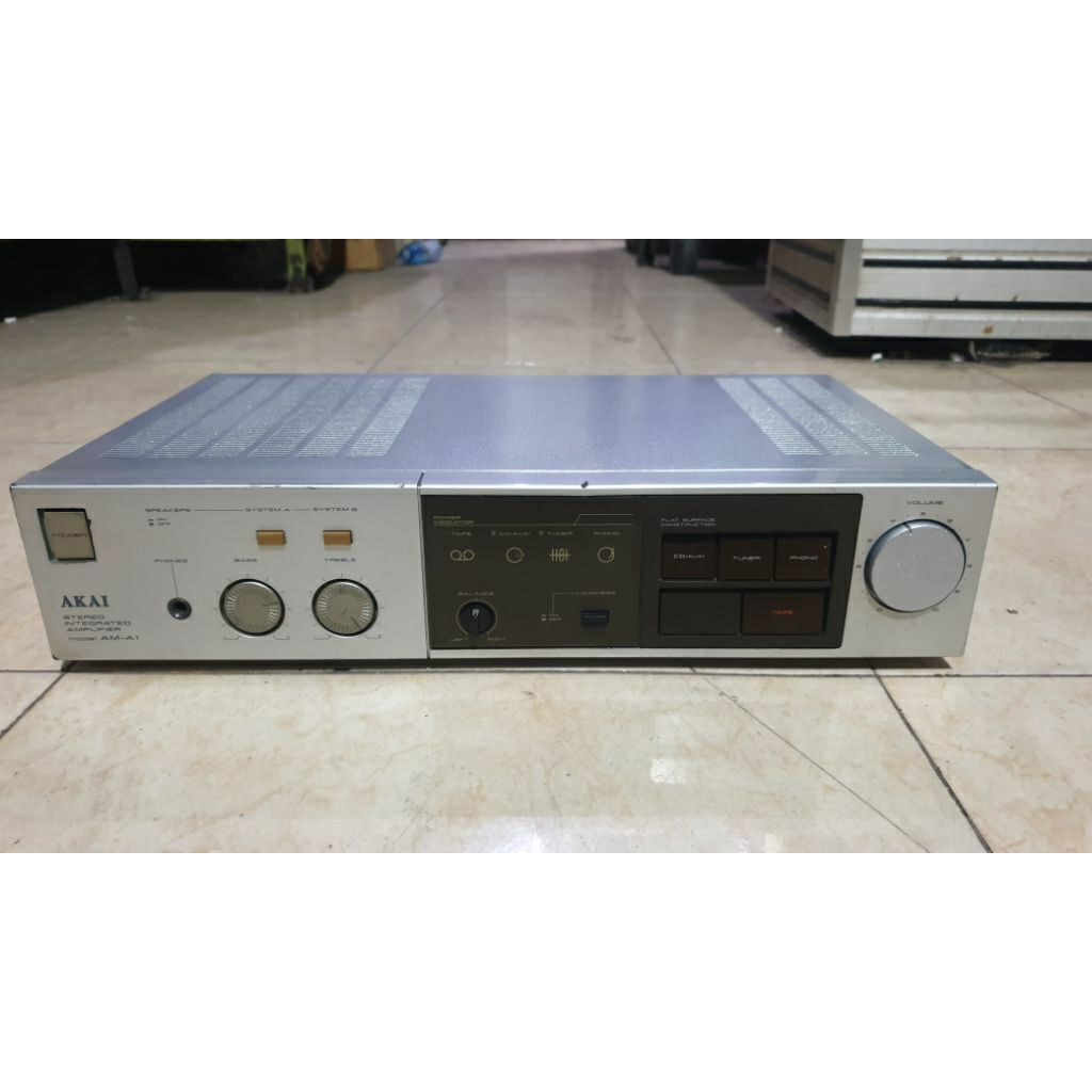 power amplifier vintage AKAI AM-A1 made in japan stereo intergrated second bekas normal siap pakai