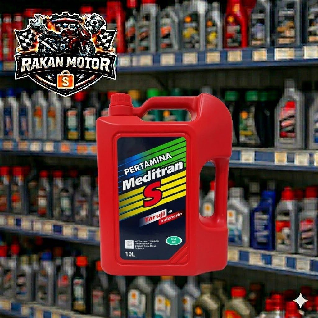 OLI PERTAMINA MEDITRAN S 10 LITER DIESEL SAE 40