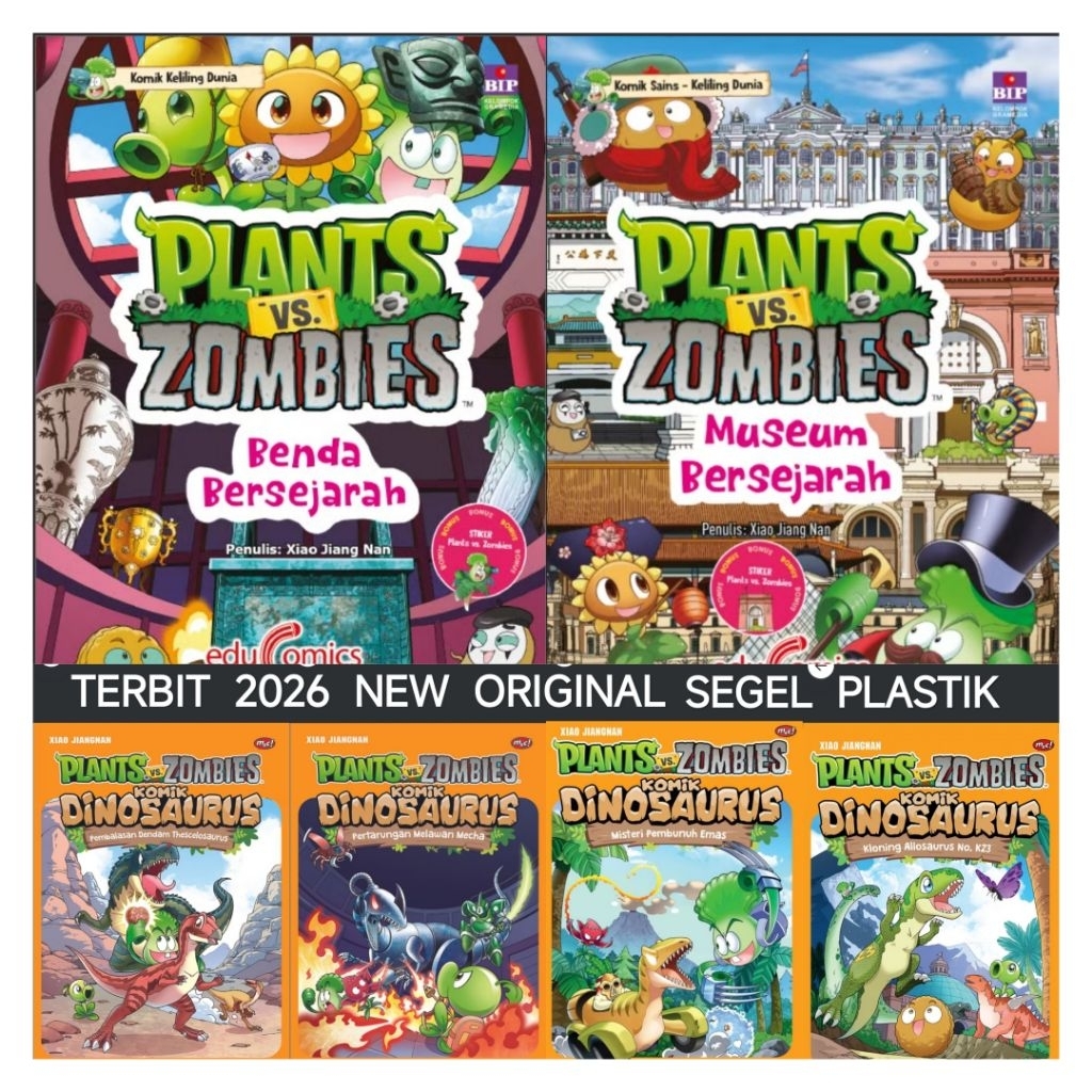 Buku anak plants vs Zombie cerita komik Pengetahuan