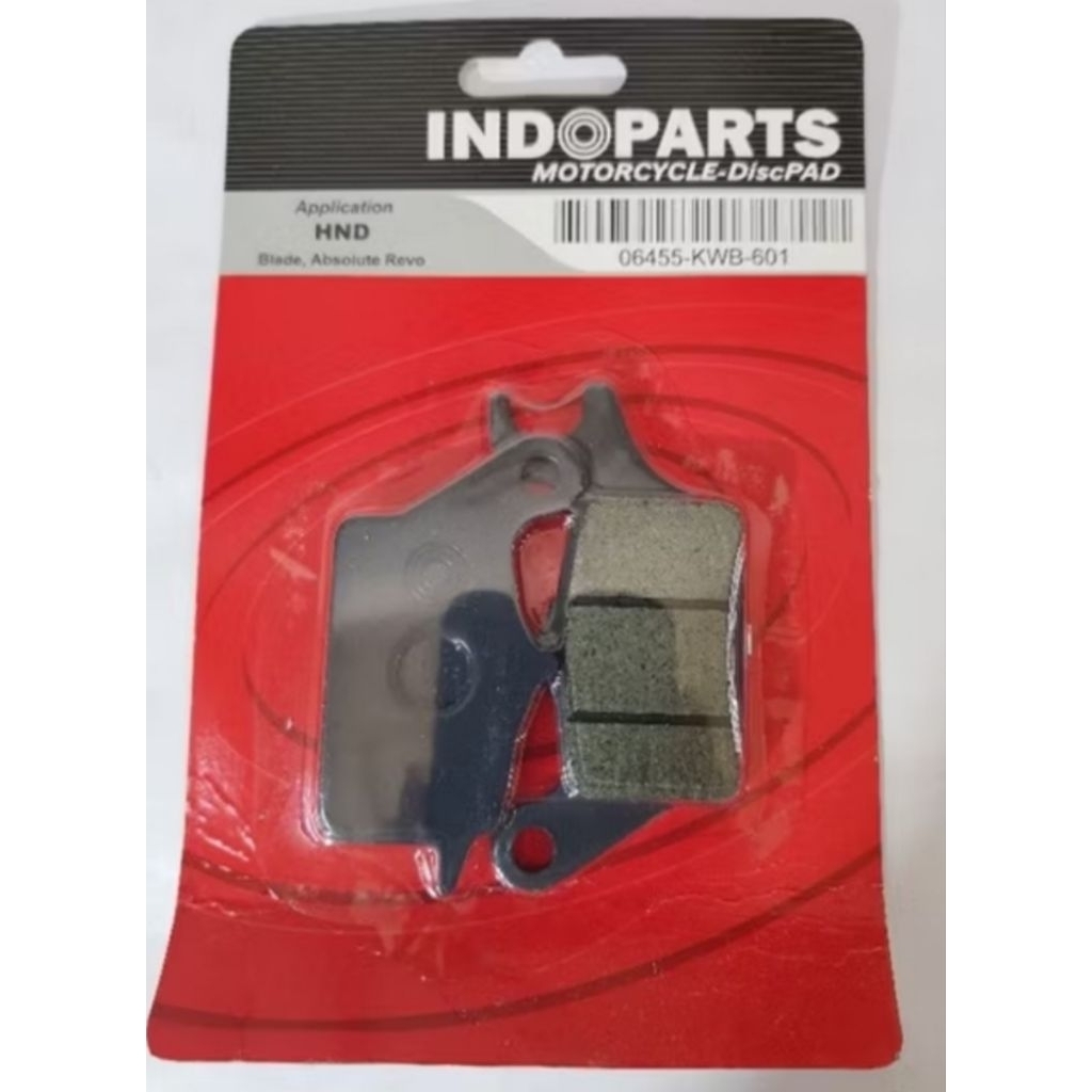 KAMPAS REM CAKRAM DEPAN INDOPARTS HONDA BLADR REVO ABSOLUTE 06455-KWB-601 ASLI
