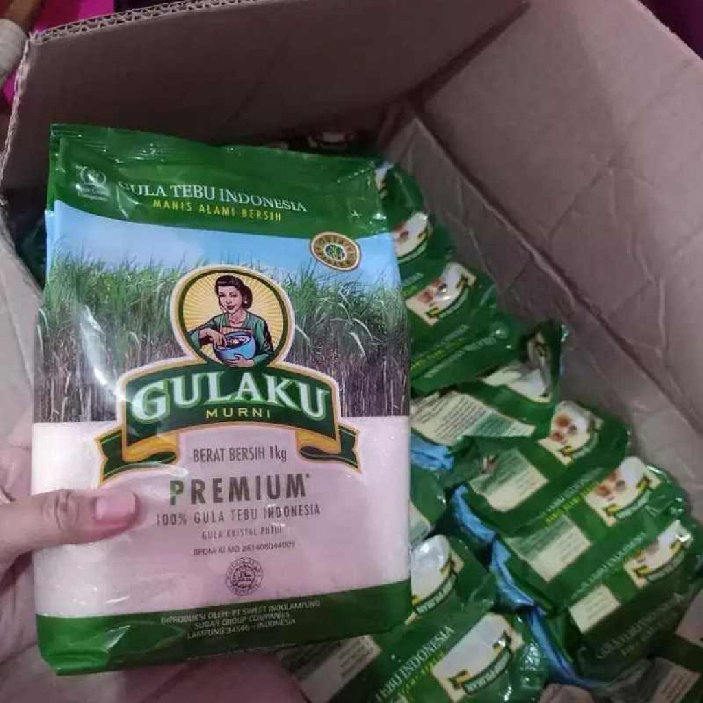 Gulaku Gula Tebu Premium 1Kg - KARTONAN - CARGO
