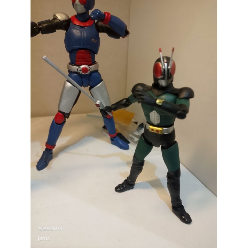 Shodo Kamen rider black RX +part 2 revolcane biru dan silver
