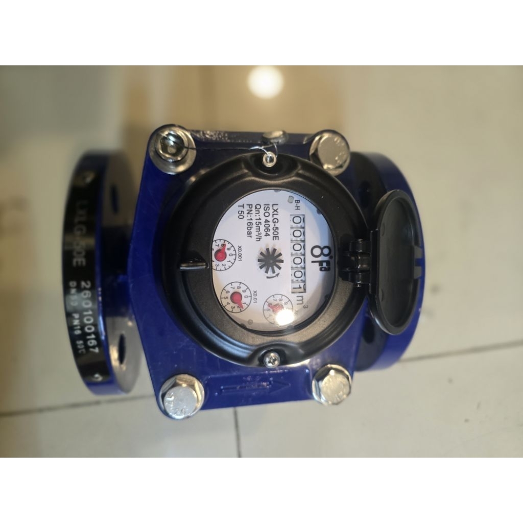Water Meter 8Fa 2 Inch Dn 50mm/ Flow Meter Air Bersih flange