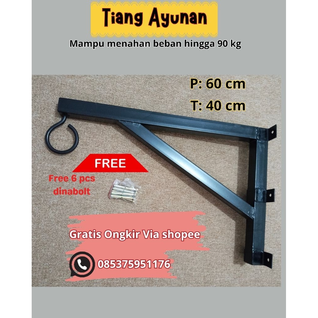 Tiang ayunan | Tiang samsak | Tiang Ayunan kokoh kuat hemat tempat