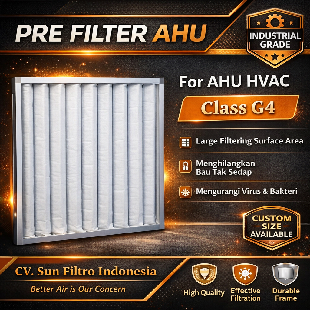 PRE FILTER AHU FRAME ALMUNIUM