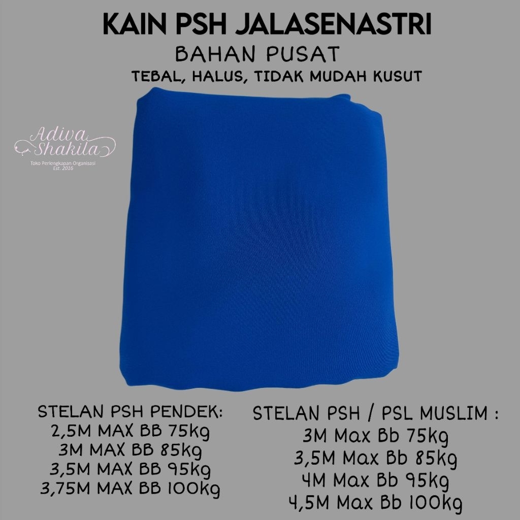 ADIVA- KAIN PSH JALASENASTRI BAHAN PUSAT TEBAL, HALUS, TIDAK MUDAH KUSUT