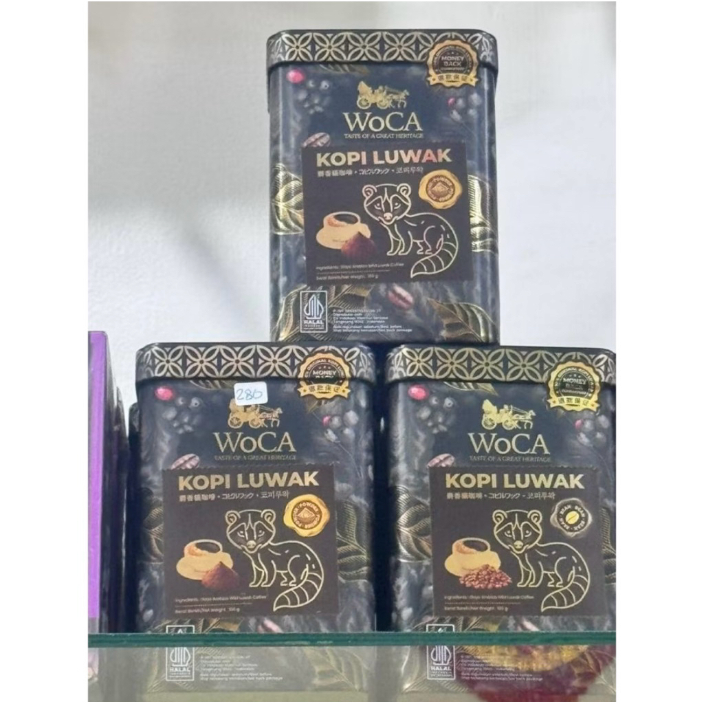 Kopi luwak woca bubuk