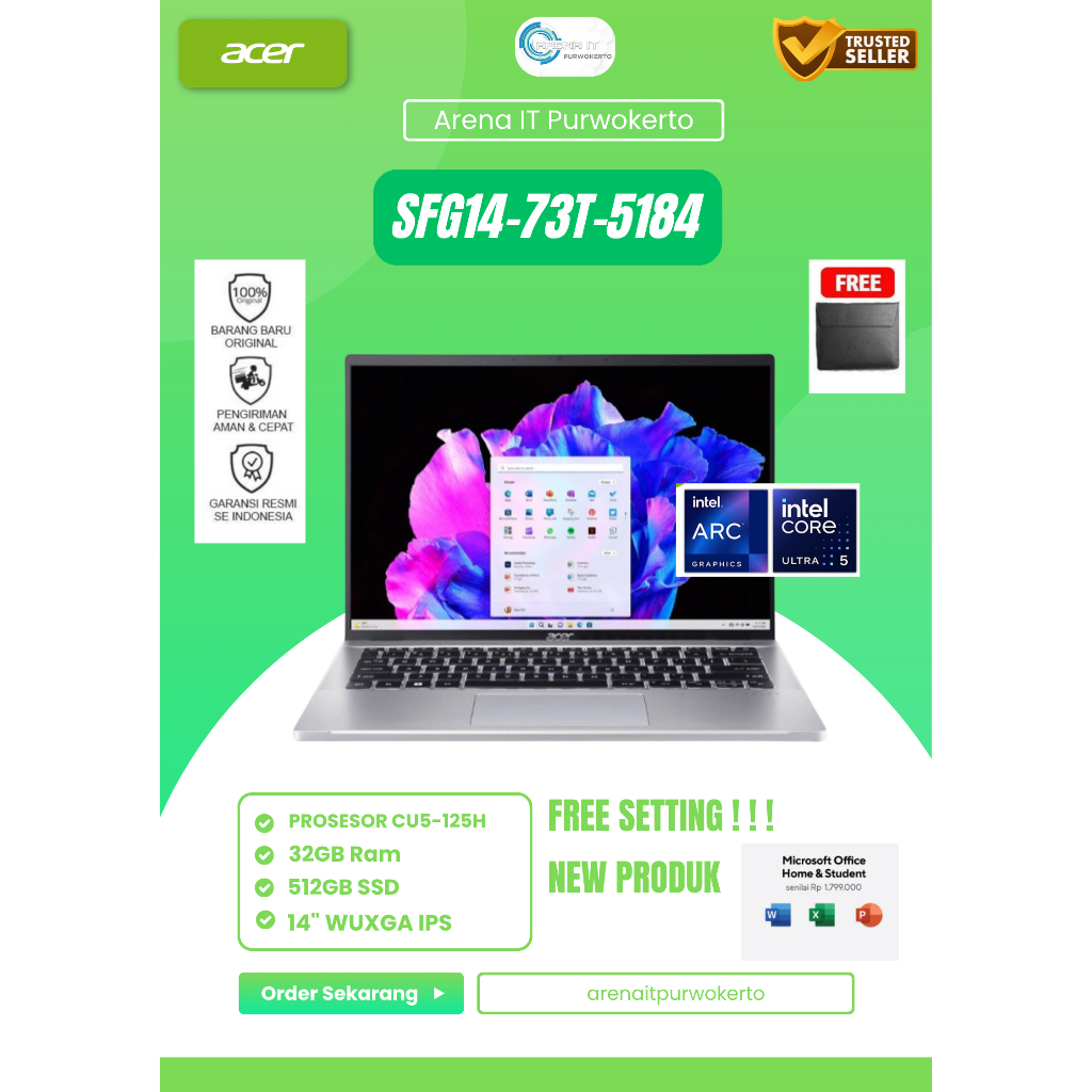 Acer Swift GO SFG14 73T 5184