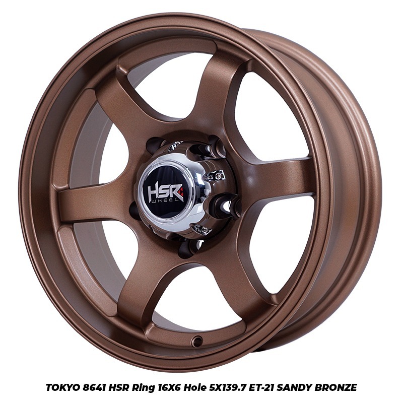 Velg Mobil Suzuki Jimny Model Palang 6 R16 Pcd 5x139,7 HSR