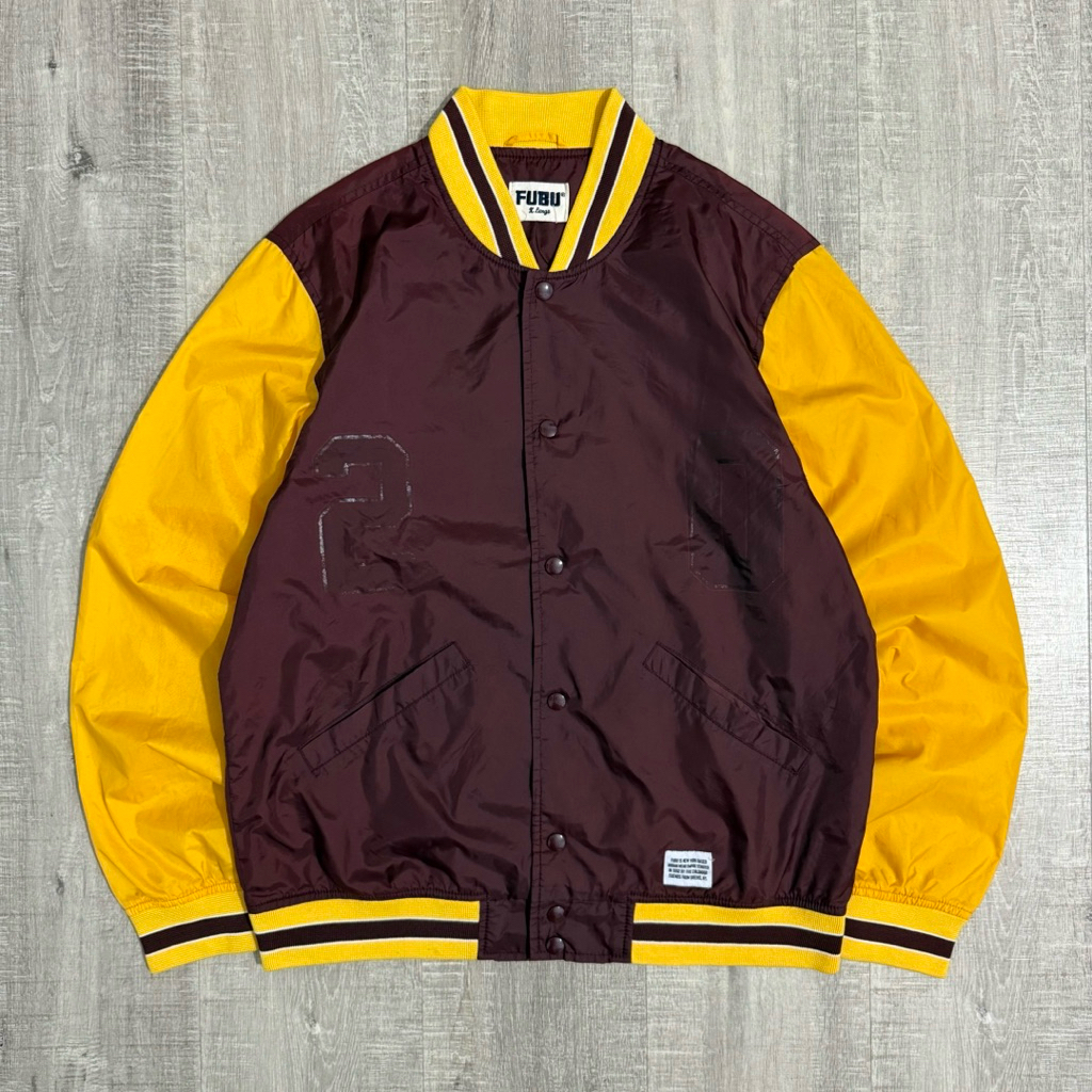 Fubu two tone varsity jacket