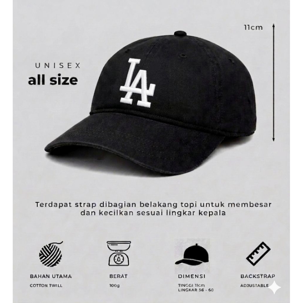 LOS ANGELES Topi baseball