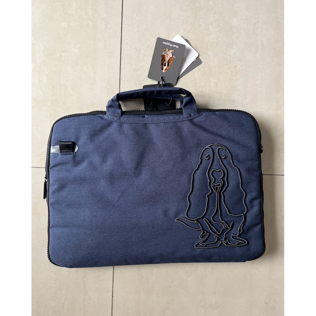 Tas Laptop Hush Puppies Navy Baru