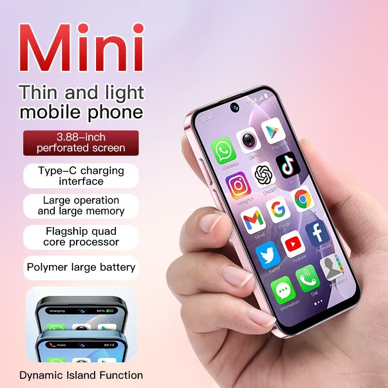 hp Soyes XS17 17Pro Max Mini Android 10.1 8GB+64GB Mini Smartphone 4.0Inch Mini