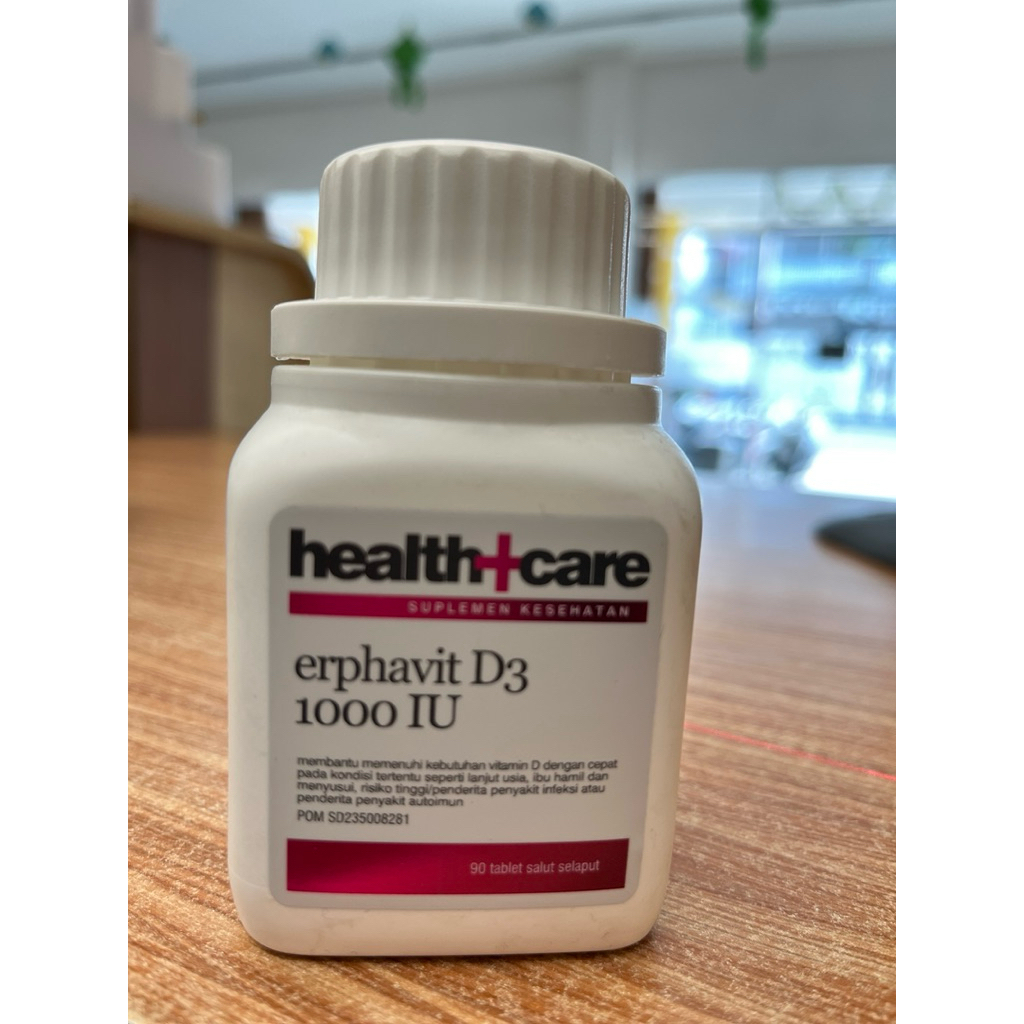 Health+Care Erphavit D3 1000iu @90’S