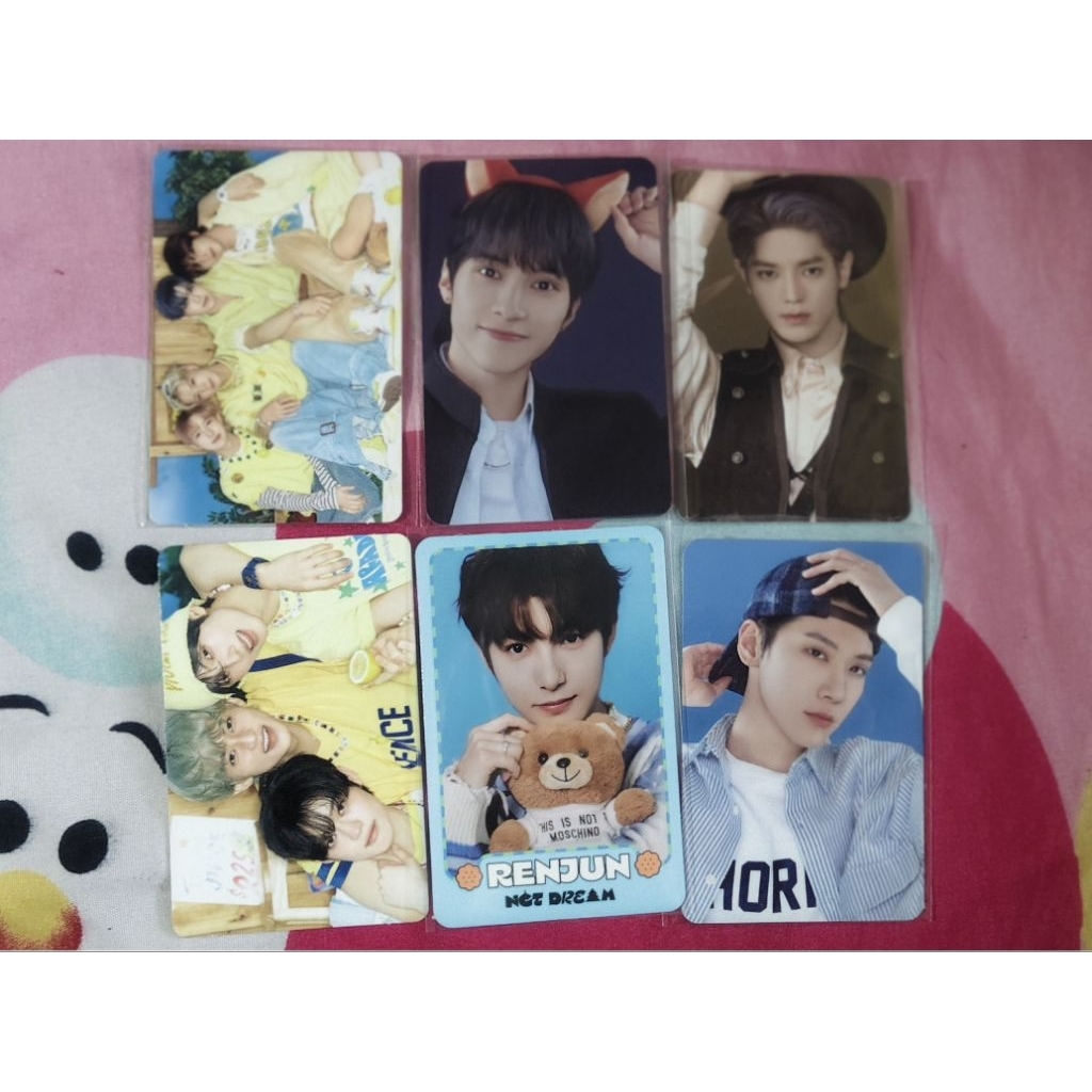 Photocard NCT Official || PC Ten, Renjun, Hendery, Taeyong NCT