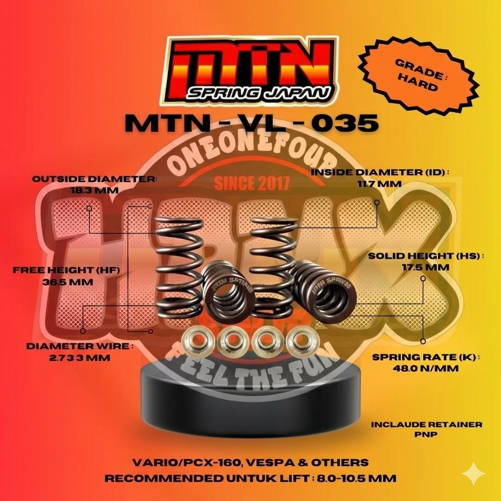 Per Klep MTN Spring Japan Vario/PCX 160, Vespa VL 035.