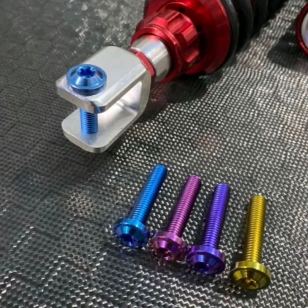 BAUT TITANIUM SHOCK BELAKANG MATIC SINGLE BEAT VARIO SCOOPY DLL