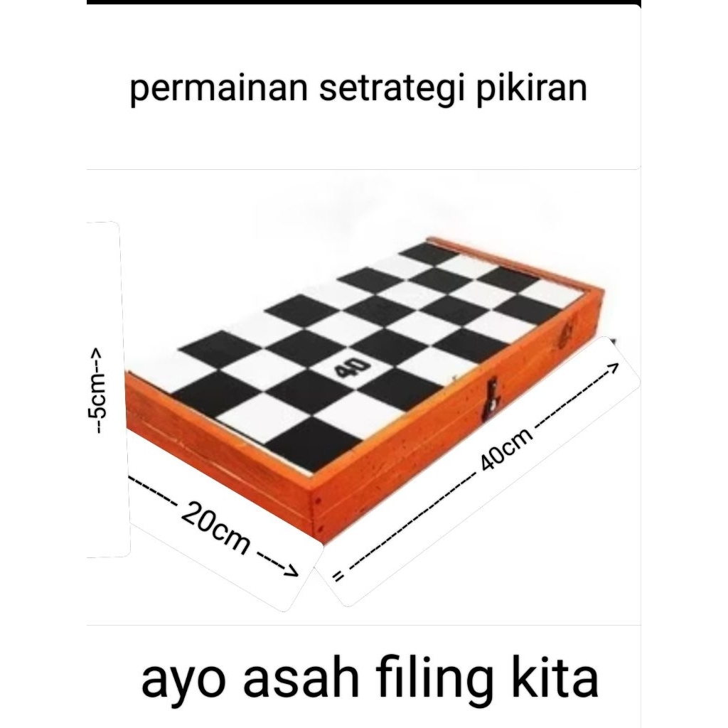 catur kayu XL 40x40 besar
