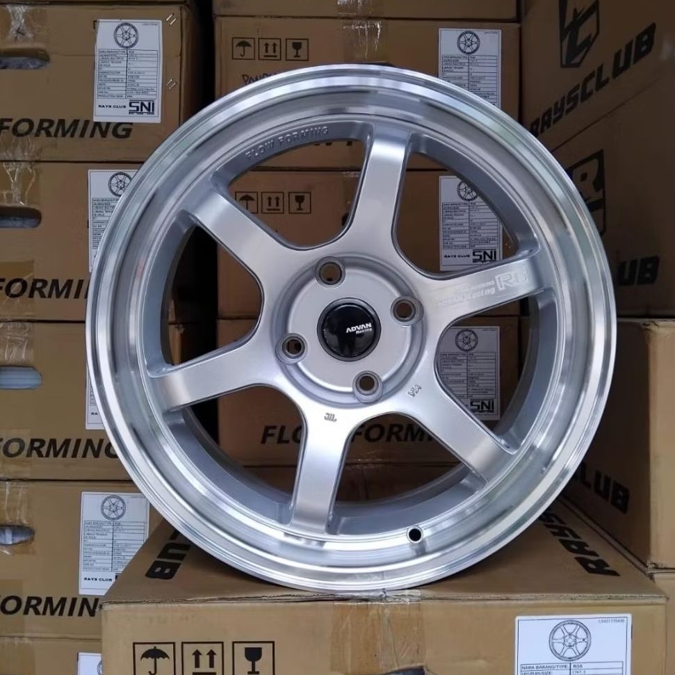 velg racing ring 17 et 40 ADVAN R6 FLOW FORMING PCD 4X114,3 velg mobil r17 Grand livina kijang lgx A