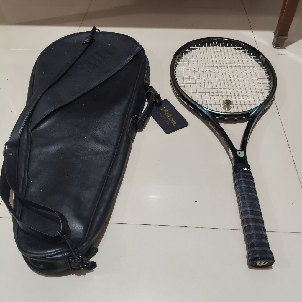 Raket Tenis Wilson Hammer 2.7 Stretch Original dan Tas Kulit