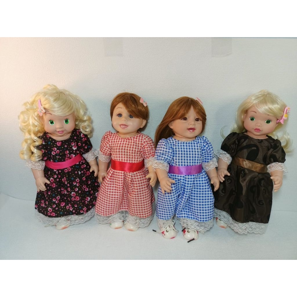 Baju Boneka karet tinggi boneka 40 cm + - lingkar dada 14 cm