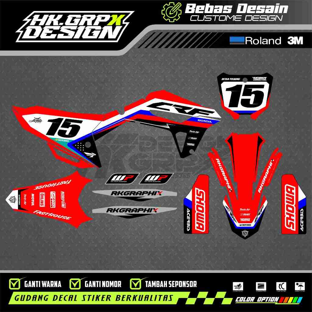 Decal CRF 450 2021 Fullbody CRF 450 R / 250 Hrv Free Custome Design