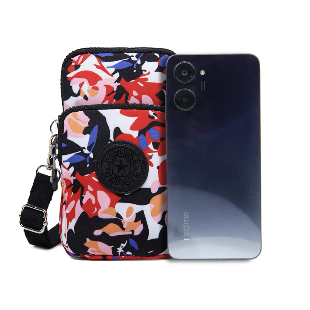 Tas slempang HP simple banyak motif - K.P600 motif