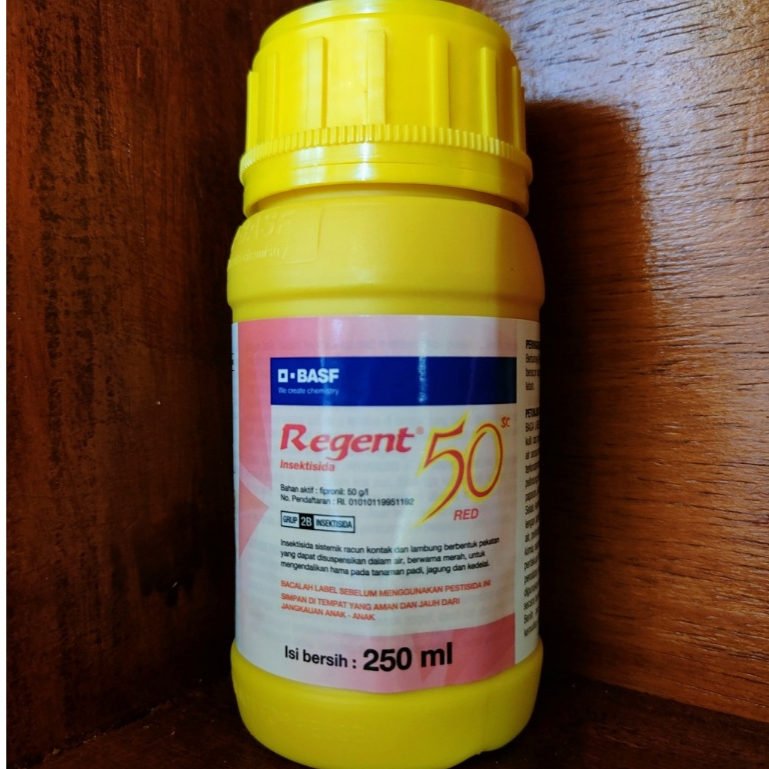 Insektisida Regent 50 SC kemasan 250 ml - pestisida sistemik berbahan aktif fipronil 50 g/l yang bek