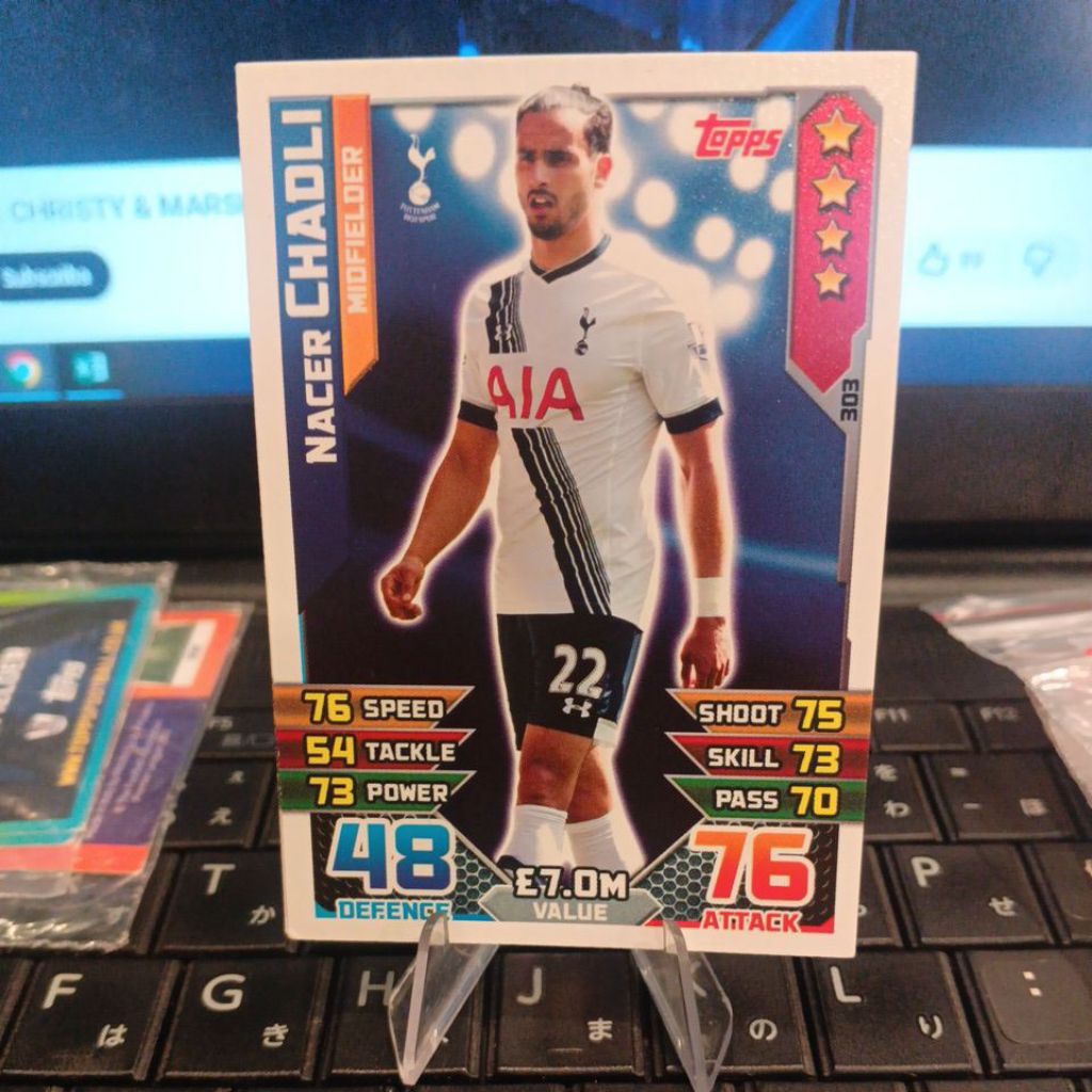 kartu bola match attax epl 2015/2016 Tottenham
