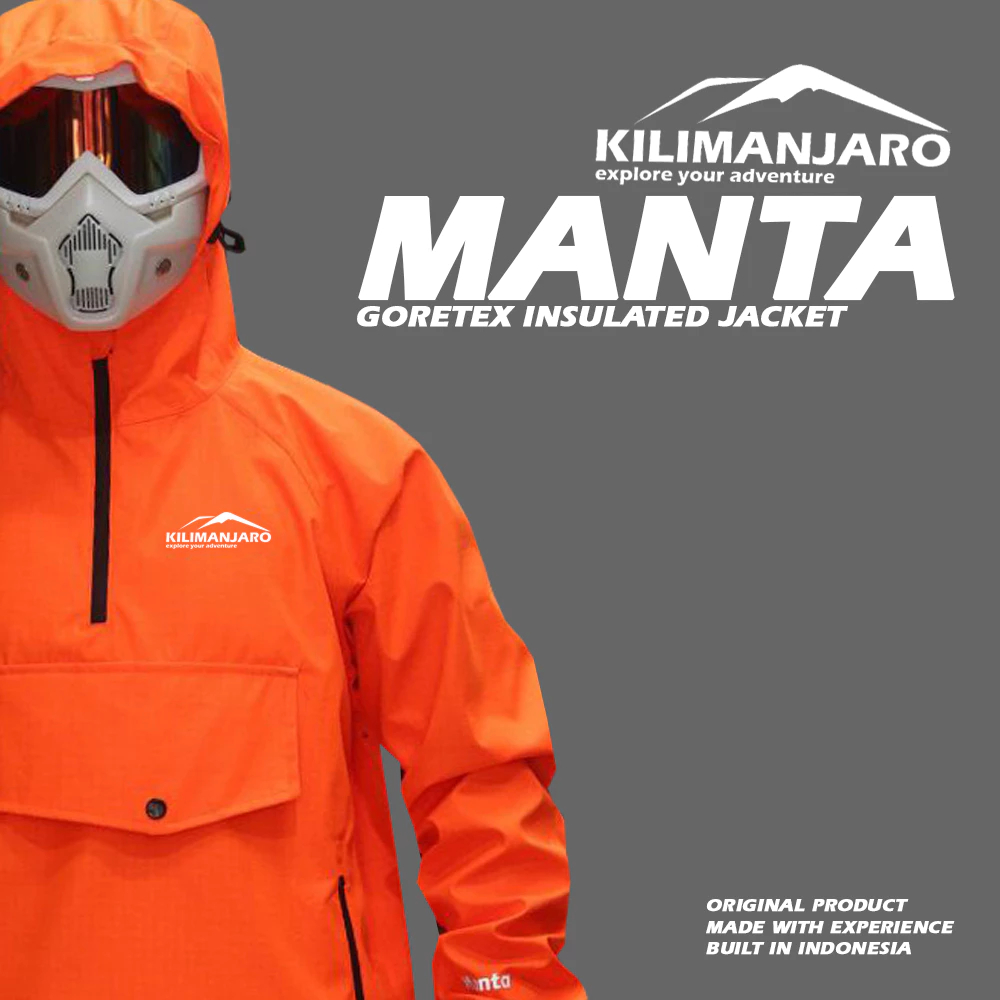Jaket Anorak Goretex Kilimanjaro Manta 3 Layer Waterproof - Jaket Goretex Kilimanjaro