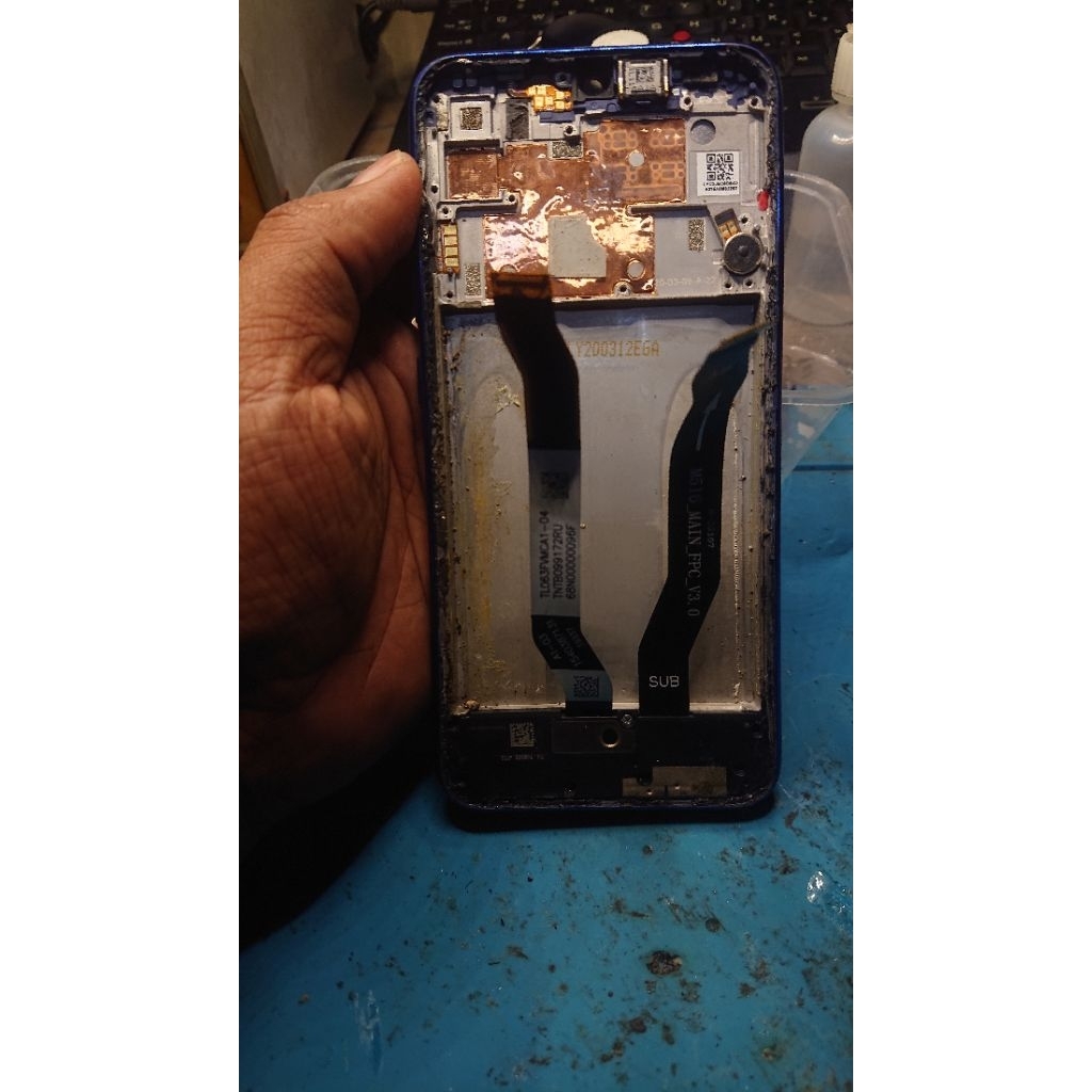 lcd +frame lokal redmi note 8