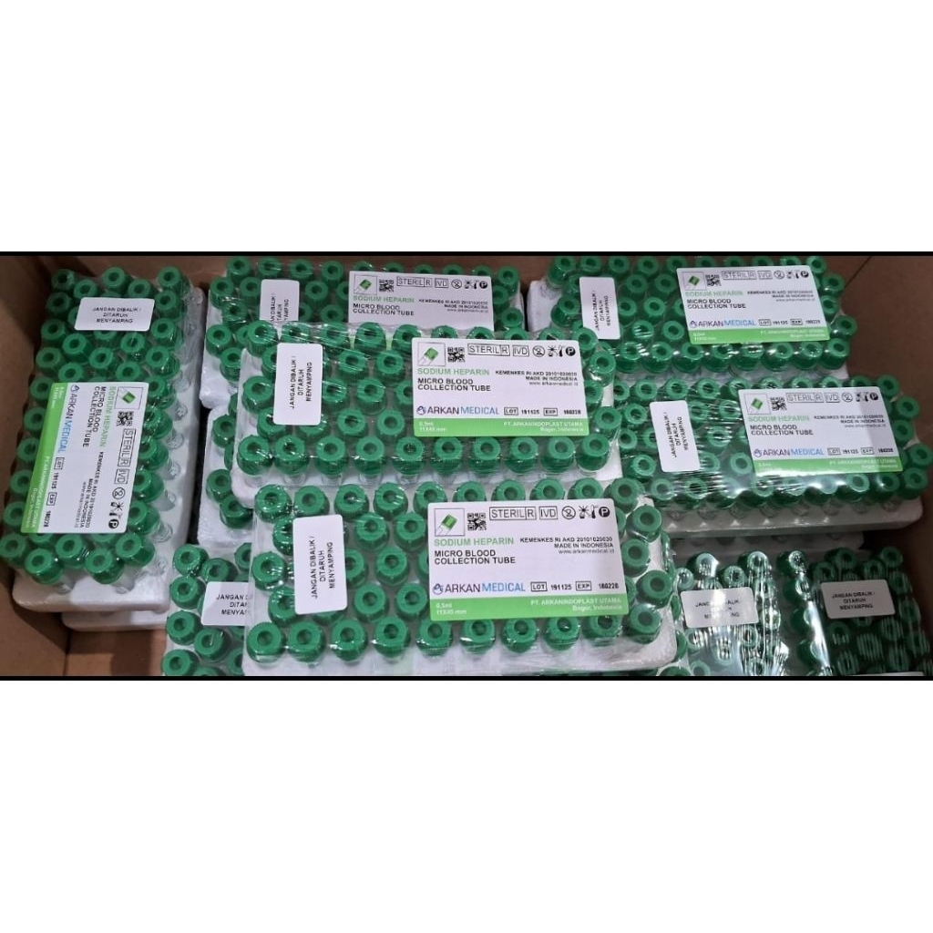 microtube Heparin | Heparin 0.5ml |Heparin Tube | Heparin | Heparin Gabung | Mini Heparin