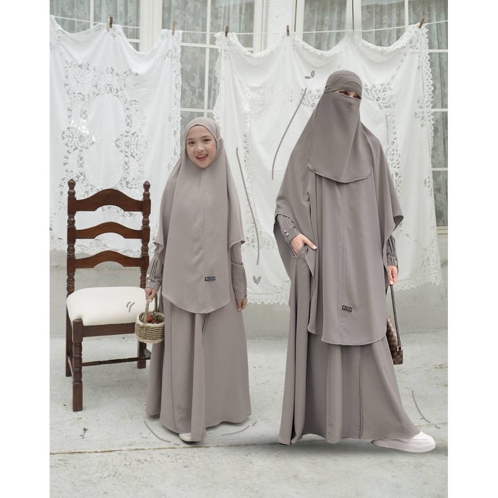 Azda Hijab Lyn Opnessel Series Gamis Set Khimar | PO Limitedstok - Royal Rosena Anti UV