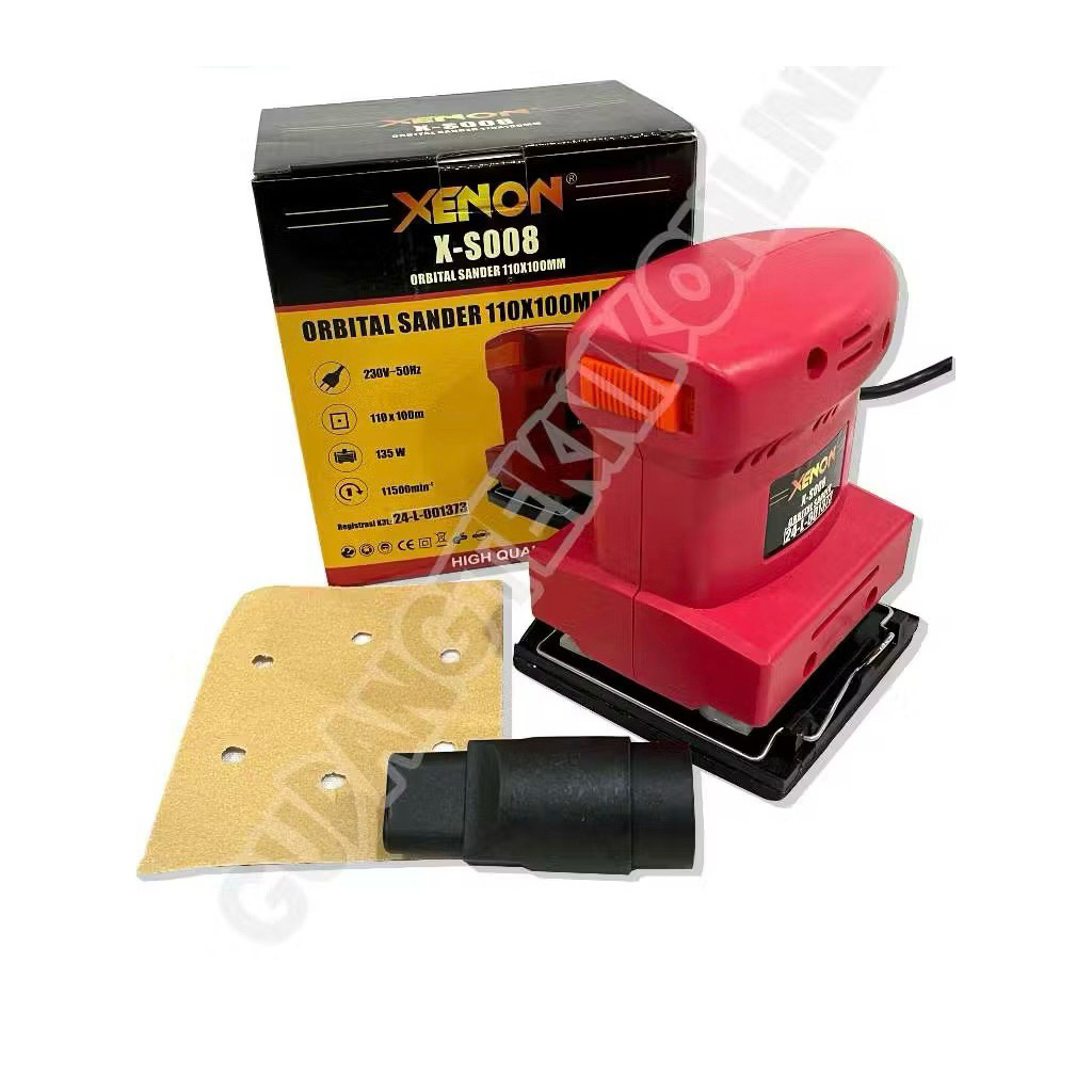 Elektrik Sander Mesin Amplas Kayu/Mesin Amplas Tembok - XENON